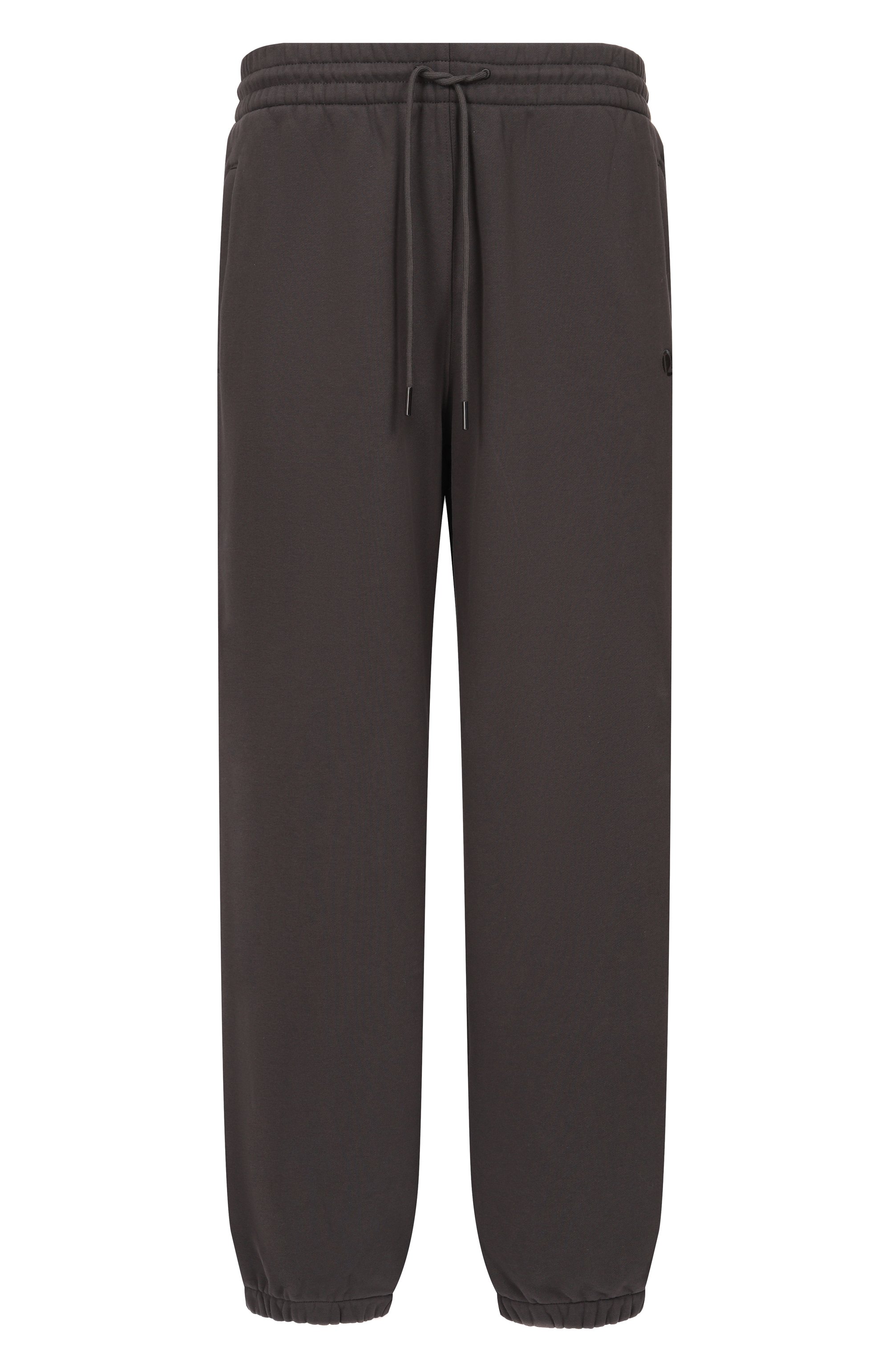 Хлопковые джоггеры 12 STOREEZ темно-серого цвета по цене 17000 руб., арт. 135781, фото 1 Хлопковые джоггеры 12 STOREEZ, арт. 135781, фото 1