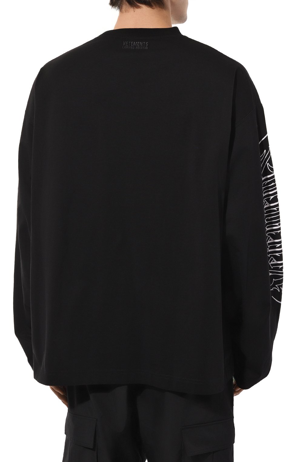 Хлопковый лонгслив VETEMENTS, арт. UA66LS620B, фото 4