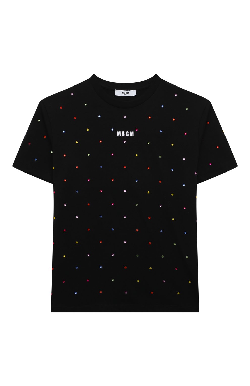 Хлопковая футболка MSGM KIDS, арт. F3MSJGTH085, фото 1