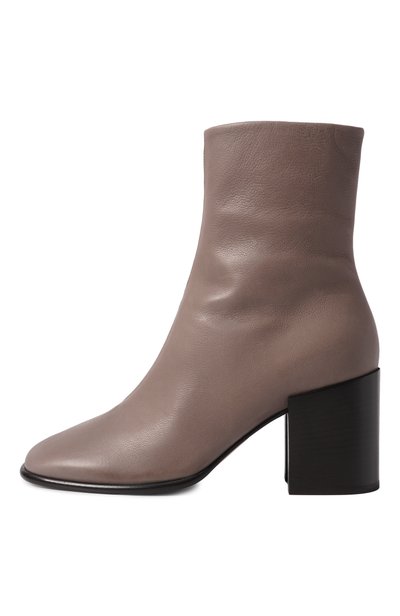 Кожаные ботильоны DRIES VAN NOTEN серого цвета по цене 111500 руб., арт. 262-011707/0124, фото 4 Кожаные ботильоны DRIES VAN NOTEN, арт. 262-011707/0124, фото 4