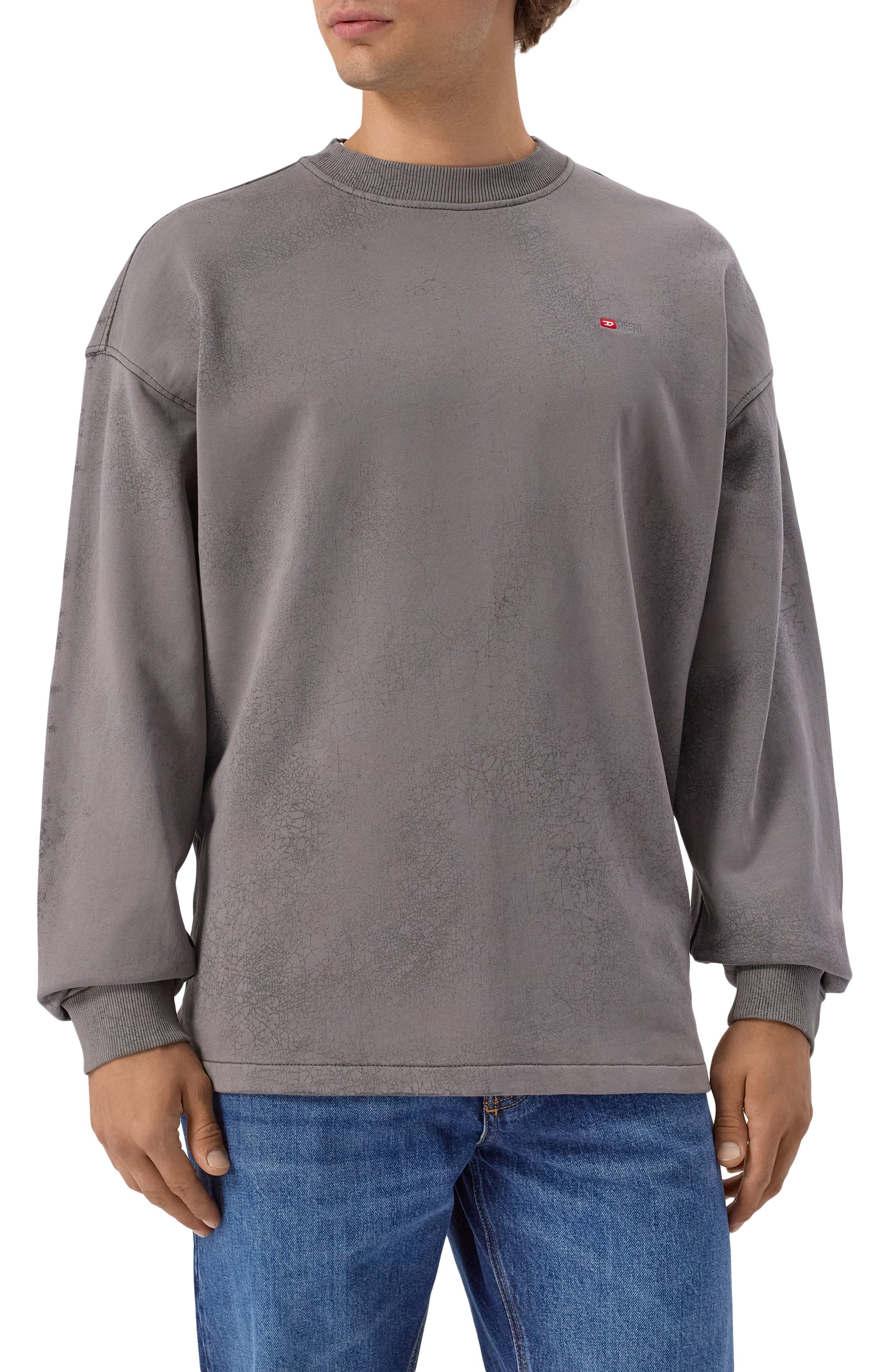 Хлопковый свитшот DIESEL, арт. A19306/0PLBV, фото 3