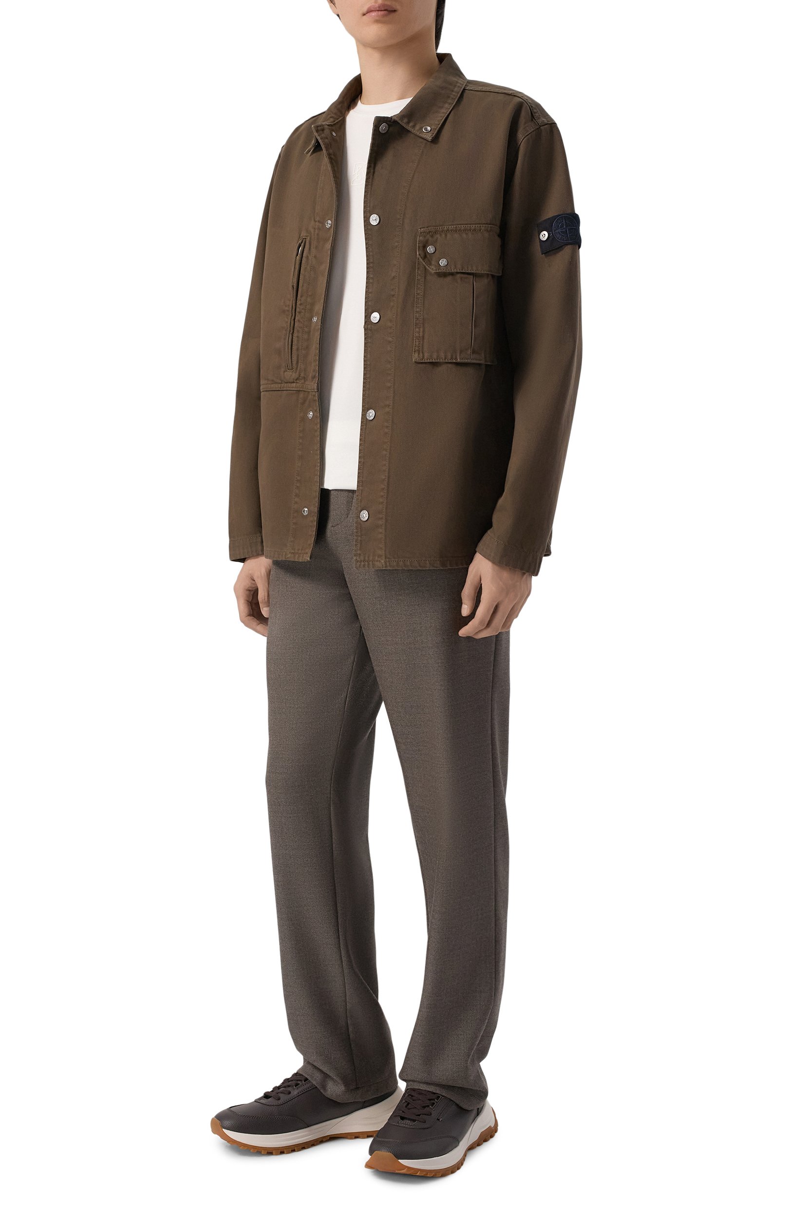 Джинсовая куртка-рубашка STONE ISLAND, арт. L1S141200001/S0J24, фото 2