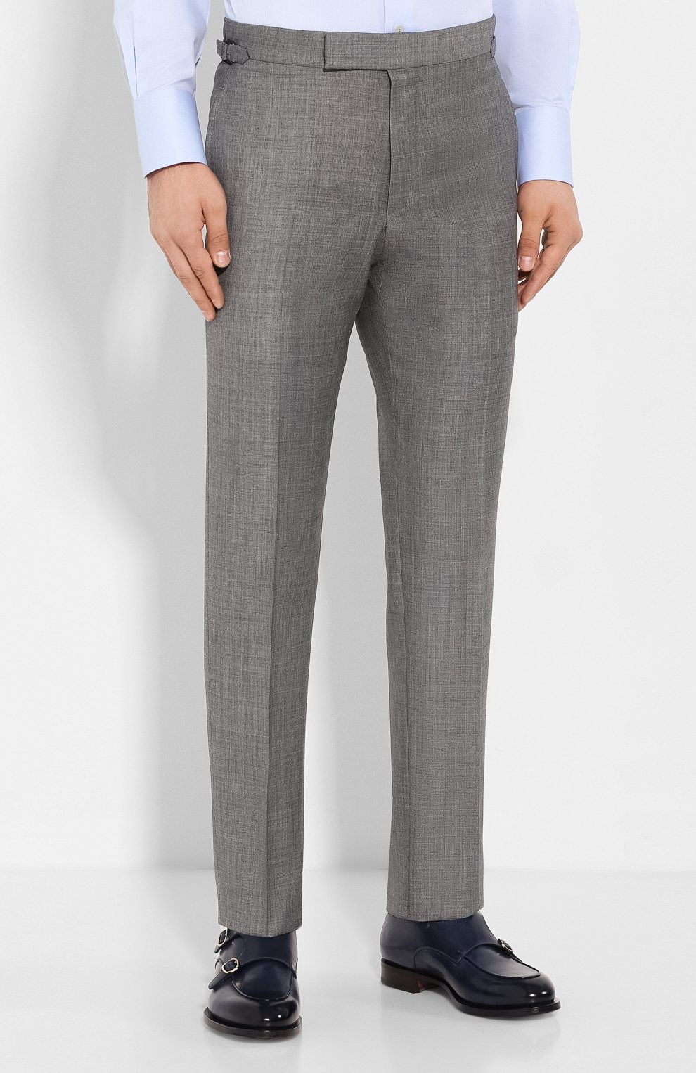 Шерстяной костюм TOM FORD серого цвета по цене 361000 руб., арт. 722R03/21YA4C, фото 4 Шерстяной костюм TOM FORD, арт. 722R03/21YA4C, фото 4