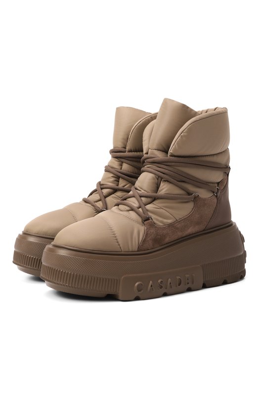 Текстильные ботинки Nexus Casadei 2X091A0701/T0564 Бежевый 2X091A0701/T0564