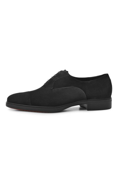 Замшевые оксфорды easy SANTONI черного цвета по цене 93150 руб., арт. MGEG18957NEAXGEX, фото 3 Замшевые оксфорды easy SANTONI, арт. MGEG18957NEAXGEX, фото 3