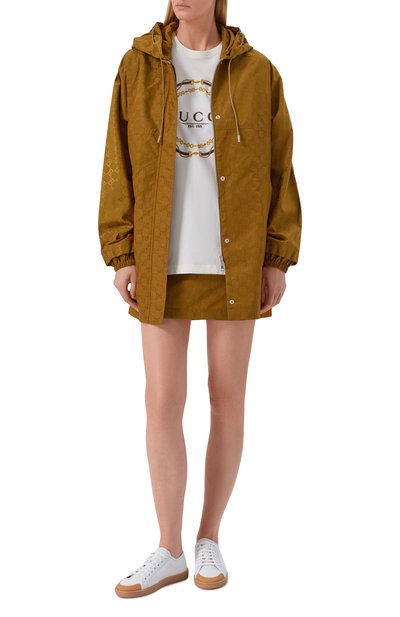 Хлопковая футболка GUCCI, арт. 837959/XJHQY, фото 2