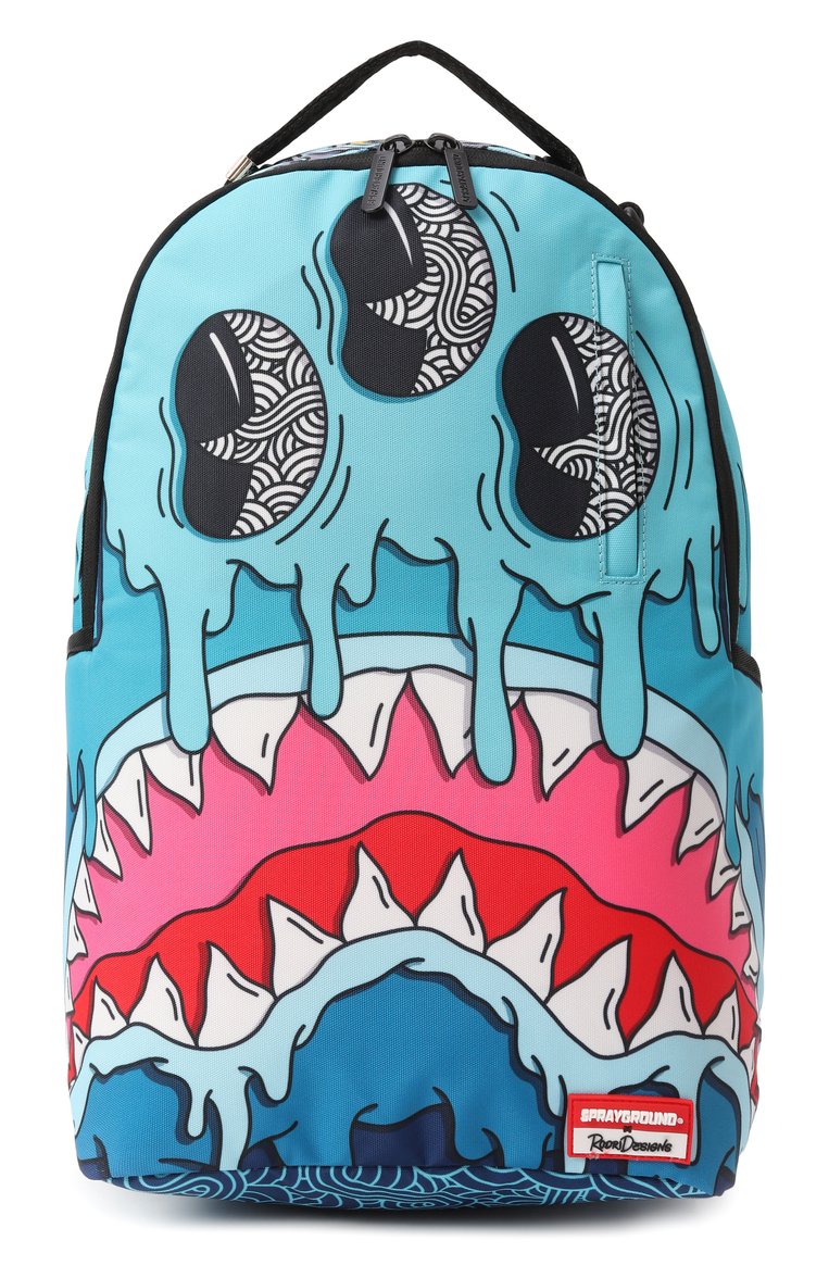 Детская рюкзак SPRAYGROUND голубого цвета, арт. 910B6927NSZ | Фото 1 (Материал: Текстиль; Материал сплава: Проставлено; Нос: Не проставлено)