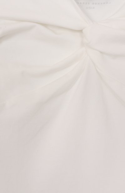 Хлопковая футболка PHILOSOPHY DI LORENZO SERAFINI KIDS молочного цвета по цене 15800 руб., арт. I1E618/5202/4-10, фото 3 Хлопковая футболка PHILOSOPHY DI LORENZO SERAFINI KIDS, арт. I1E618/5202/4-10, фото 3