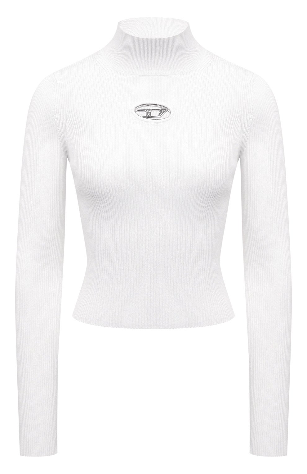 Водолазка из вискозы DIESEL белого цвета по цене 32650 руб., арт. A14187/0DLAX, фото 1 Водолазка из вискозы DIESEL, арт. A14187/0DLAX, фото 1