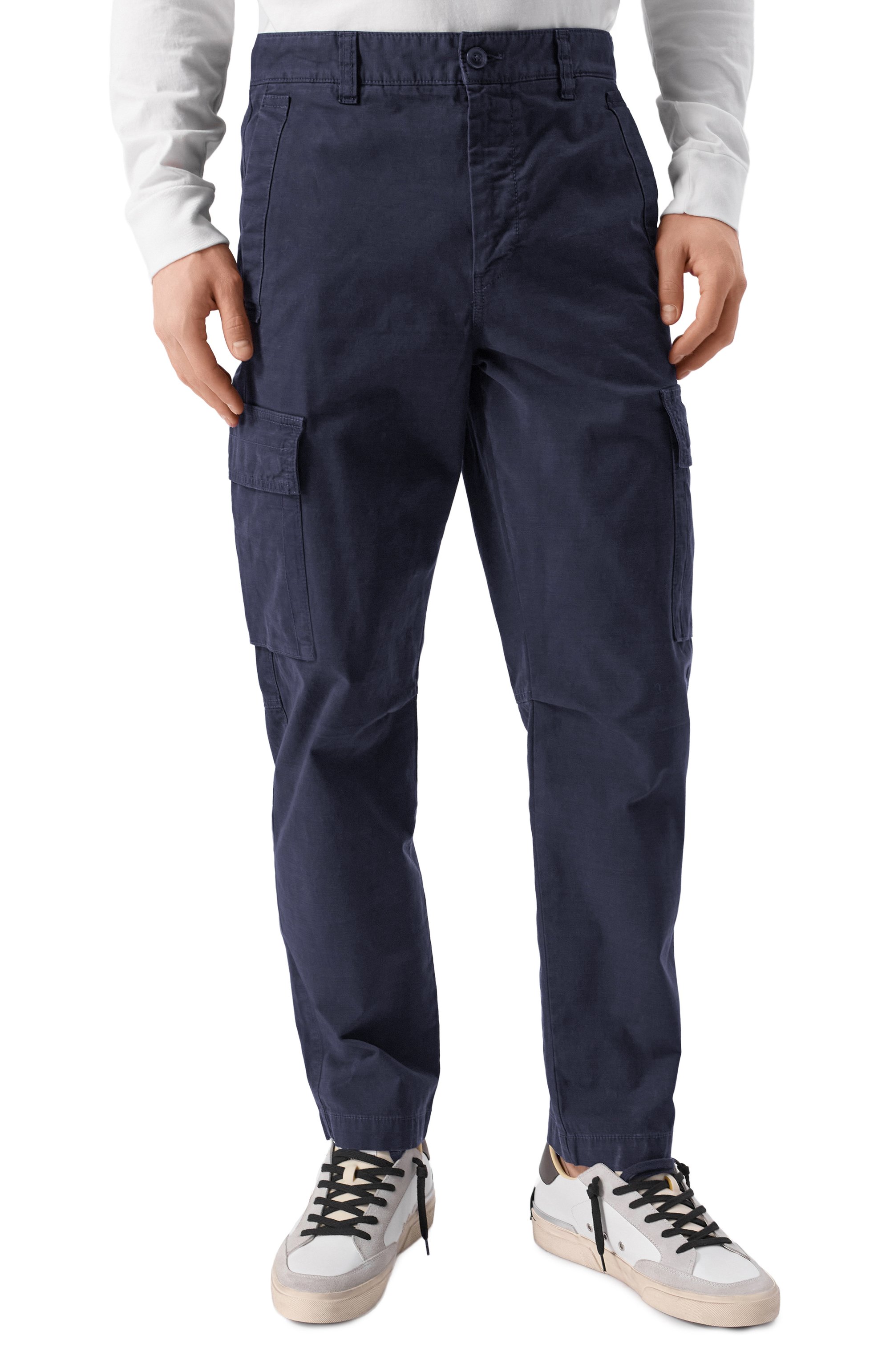 Хлопковые брюки-карго BOSS ORANGE, арт. 50530599, фото 3