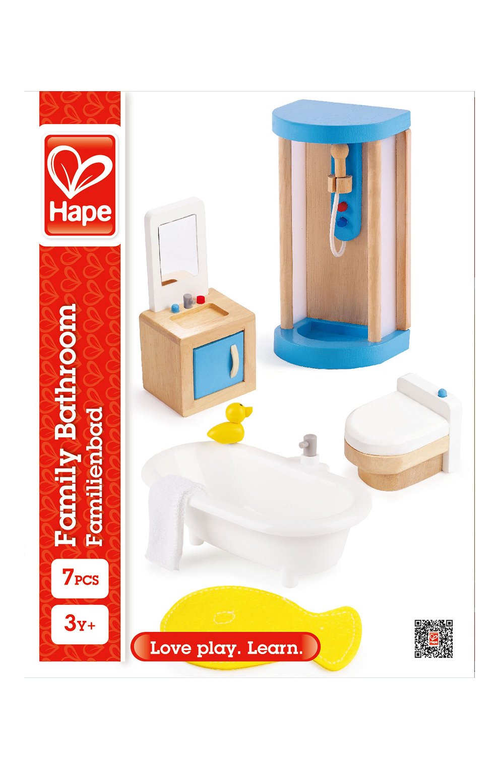 Игрушечный набор мебели ванная комната HAPE, арт. E3451_HP, фото 1
