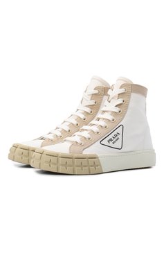 Текстильные кеды PRADA, арт. 1T941L-89C-F074A, фото 1