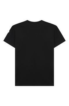 Детская хлопковая футболка MARCELO BURLON KIDS OF MILAN черного цвета, арт. 21E/B/MB/1102/0010/2-6Y | Фото 2 (Рукава: Короткие; Материал внешний: Хлопок; Региональные ограничения белый список (Axapta Mercury): RU; Мальчики Кросс-КТ: Ф�утболка-одежда; Материал сплава: Проставлено; Драгоценные камни: Проставлено; Ростовка одежда: 6 лет | 116 см)