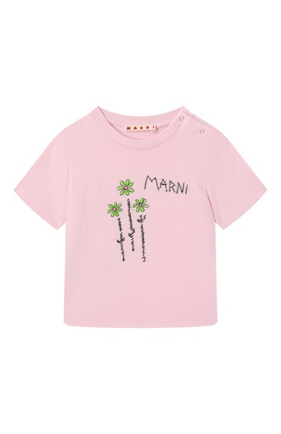 Хлопковая футболка MARNI, арт. M01435/M00RF, фото 1