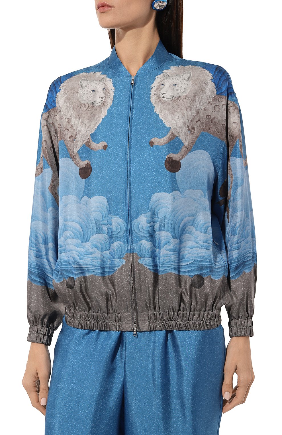 Шелковый бомбер AKHMADULLINA, арт. 1225.2BB601/S410, фото 3