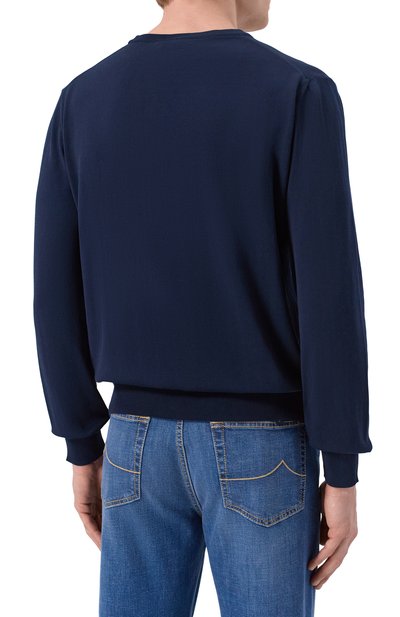 Хлопковый джемпер CANALI, арт. C0012/MK02459, фото 4