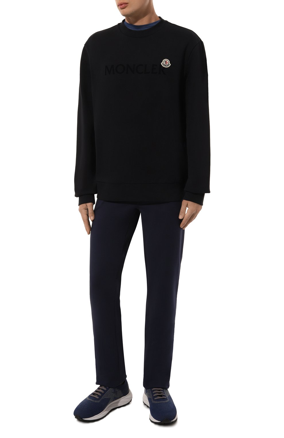 Хлопковый свитшот MONCLER, арт. 8G000-34-809KR, фото 2
