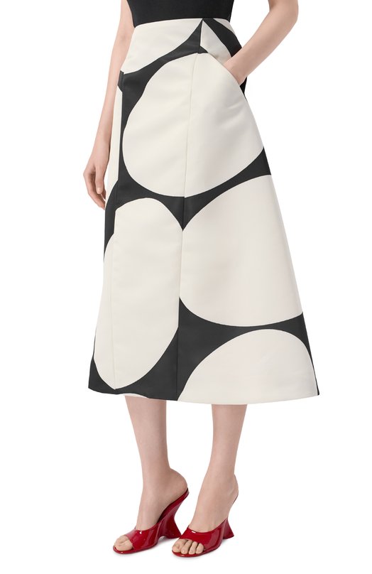 Юбка Dries Van Noten 010898/3099 Чёрно-белый  010898/3099 Фото 3