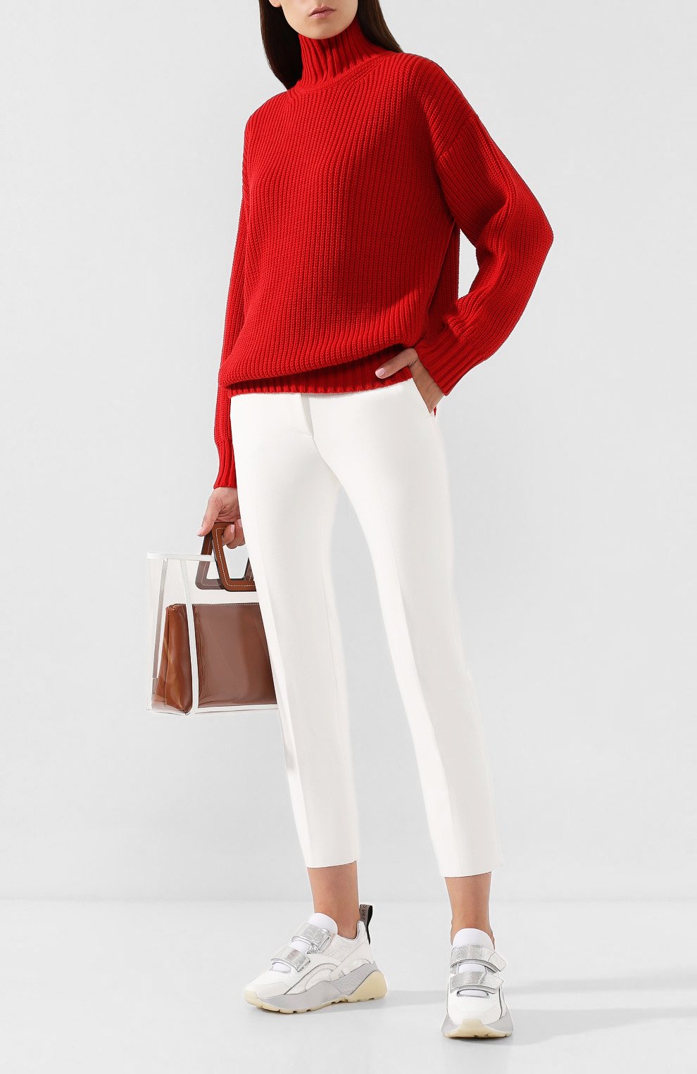 Брюки MSGM белого цвета по цене 28600 руб., арт. 2741MDP26A 195600, фото 2 Брюки MSGM, арт. 2741MDP26A 195600, фото 2