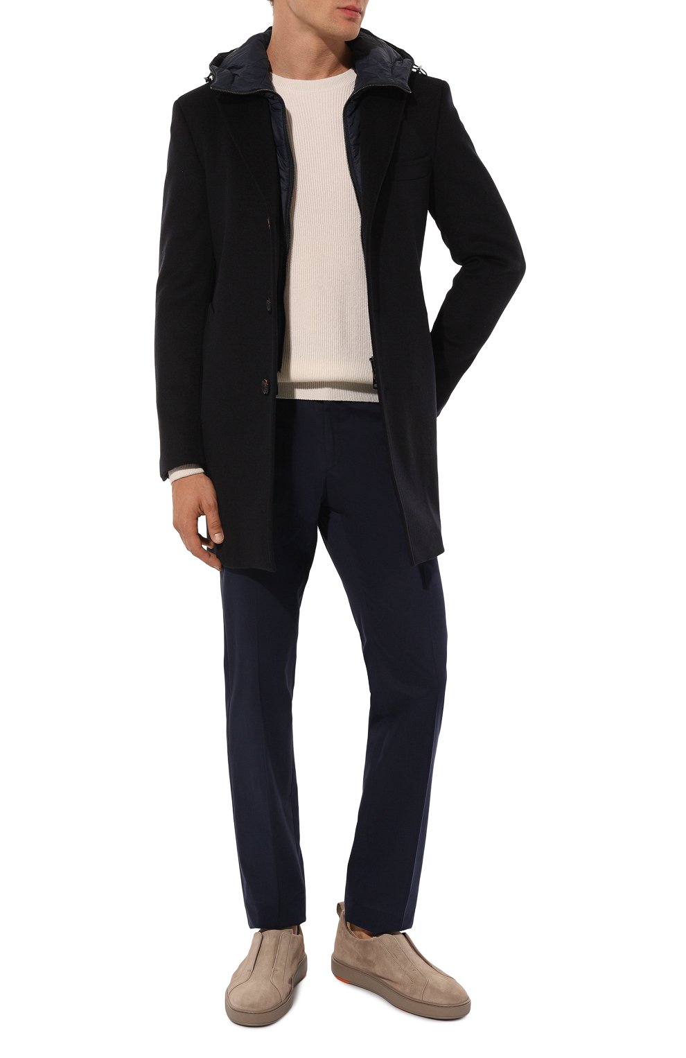 Замшевые кеды cleanic SANTONI, арт. MBCG21995TARTSEY, фото 2