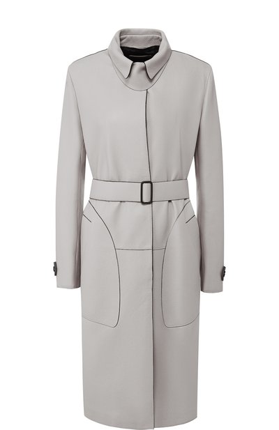 Женское кожаное пальто с поясом BOTTEGA VENETA, арт. 513829/V0K91
