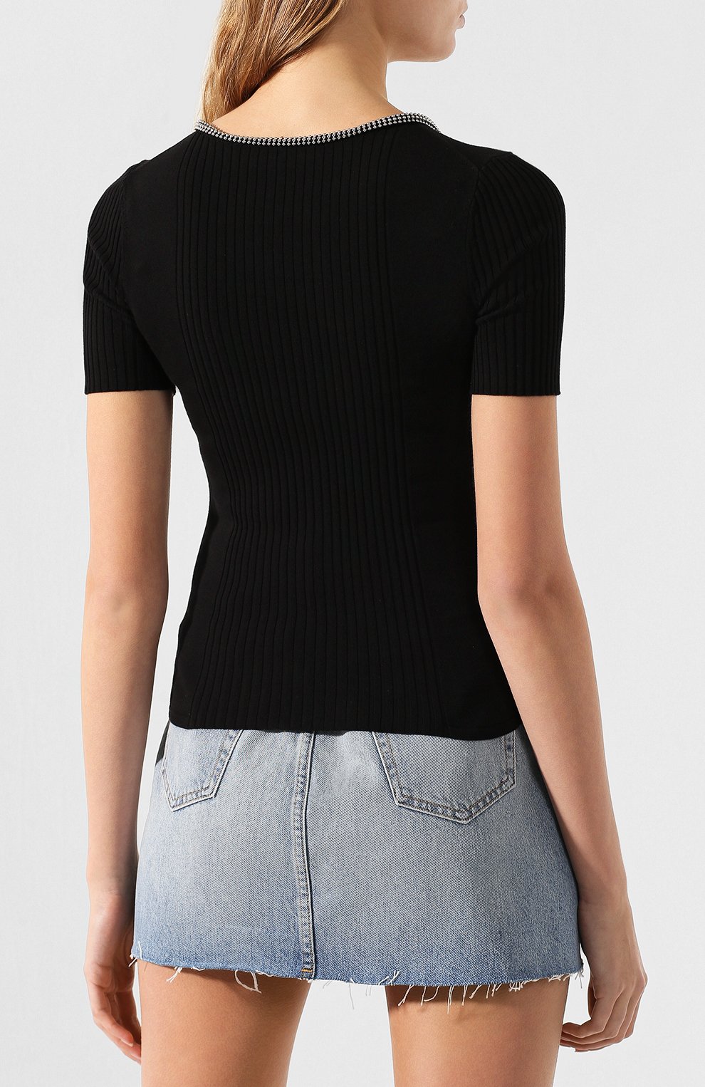 Хлопковый топ ALEXANDER WANG, арт. 1K191114M3, фото 4
