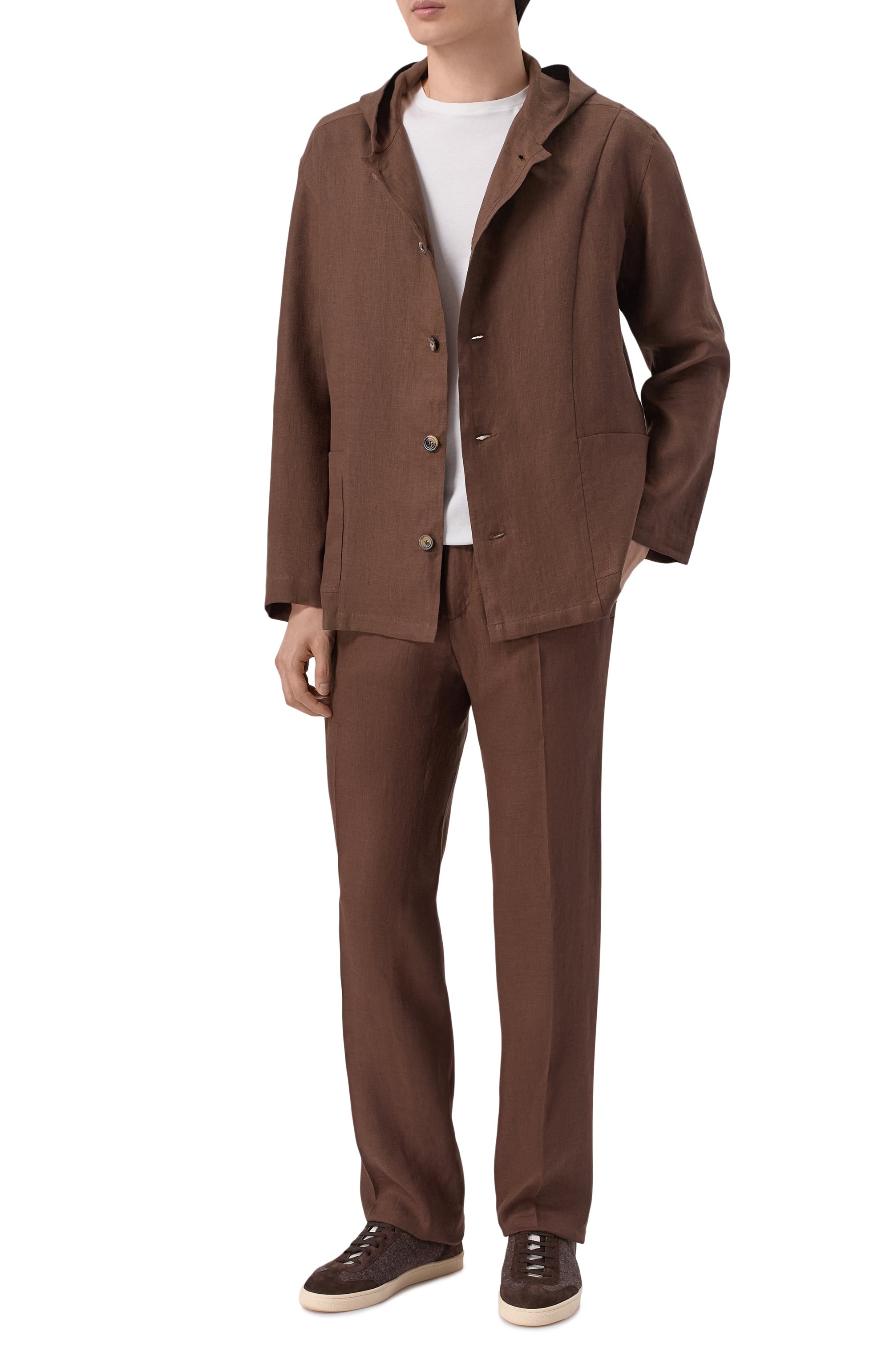 Льняная рубашка KITON, арт. UMCLUCAH09690, фото 2