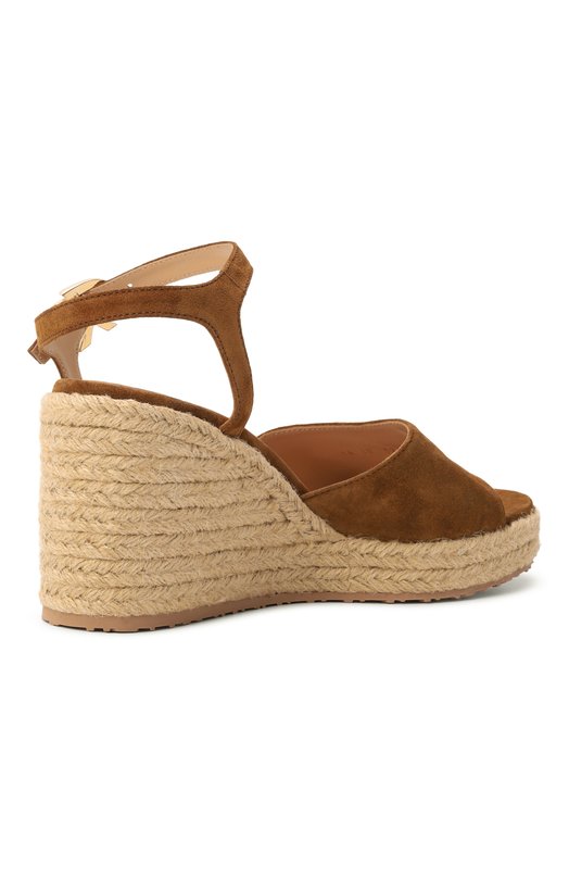 Замшевые босоножки Gianvito Rossi G32658.60RIC.VLJTENT Коричневый  G32658.60RIC.VLJTENT Фото 5