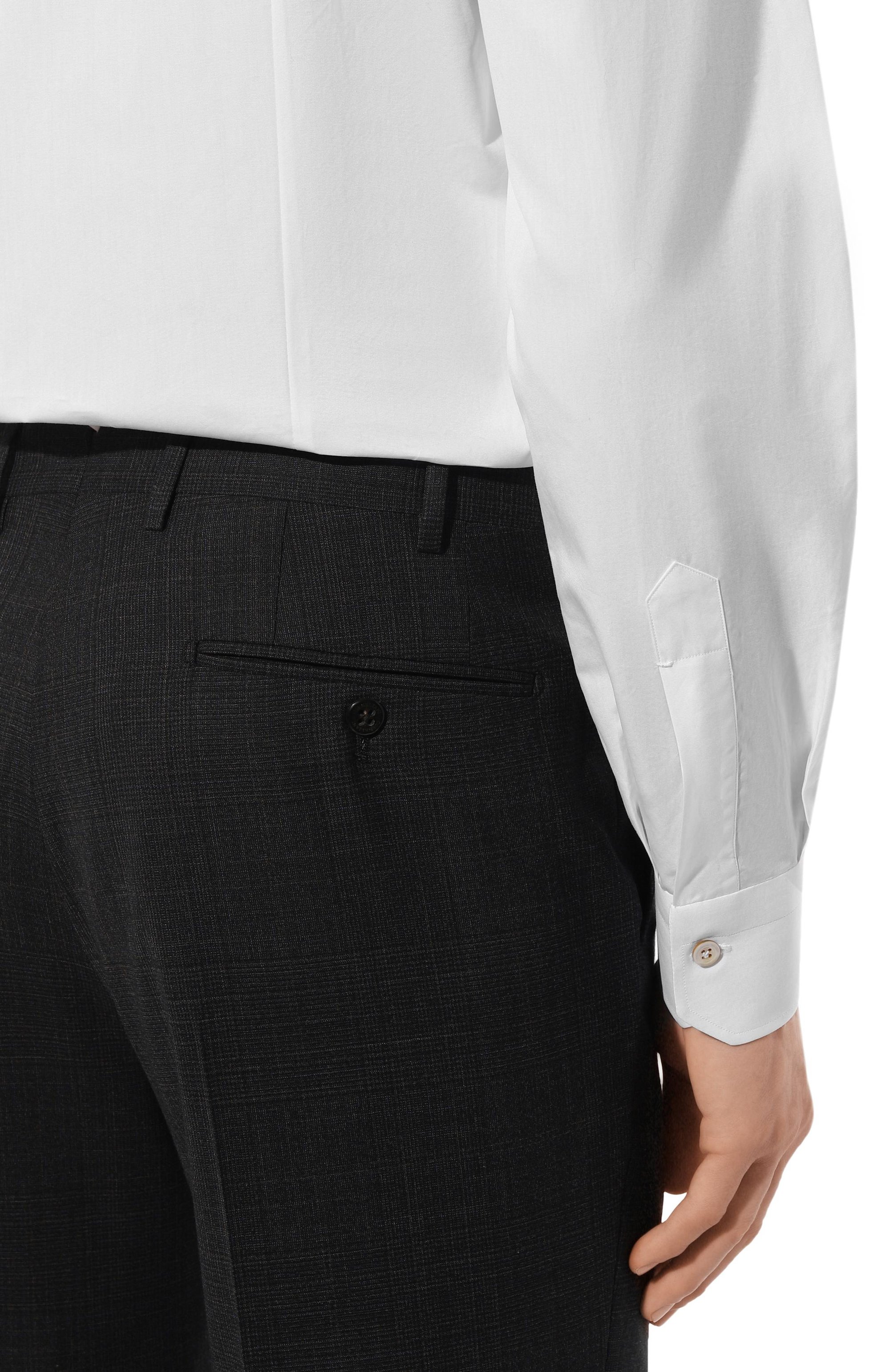 Хлопковая сорочка KITON, арт. UCCH09101011, фото 5