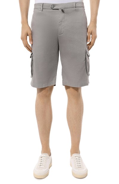 Шорты изо льна и хлопка KITON, арт. UFPPBK0604D, фото 3