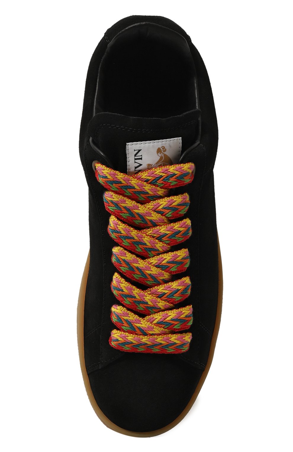 Замшевые кеды curb lite LANVIN, арт. FM-SKDK0B-VESU-A23, фото 6