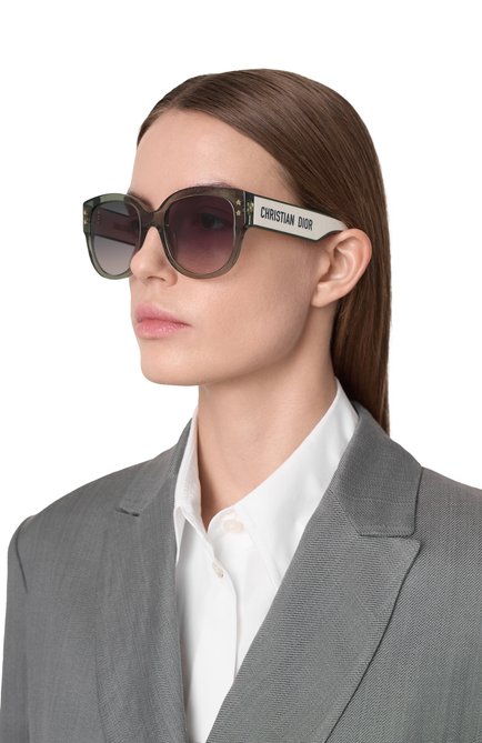 Женские солнцезащитные очки DIOR EYEWEAR черного цвета, арт. DI0RPACIFIC B2I 55A1 | Фото 2 (Региональные ограничения белый список (Axapta Mercury): Не проставлено; Нос: Не проставлено)