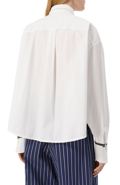 Хлопковая рубашка BRUNELLO CUCINELLI, арт. M0091RB416, фото 4
