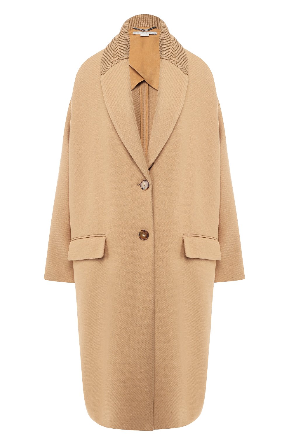 Шерстяное пальто STELLA MCCARTNEY бежевого цвета по цене 118000 руб., арт. 546810/SJB30, фото 1 Шерстяное пальто STELLA MCCARTNEY, арт. 546810/SJB30, фото 1