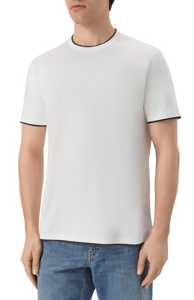 Хлопковая футболка KITON, арт. UMK0970, фото 3