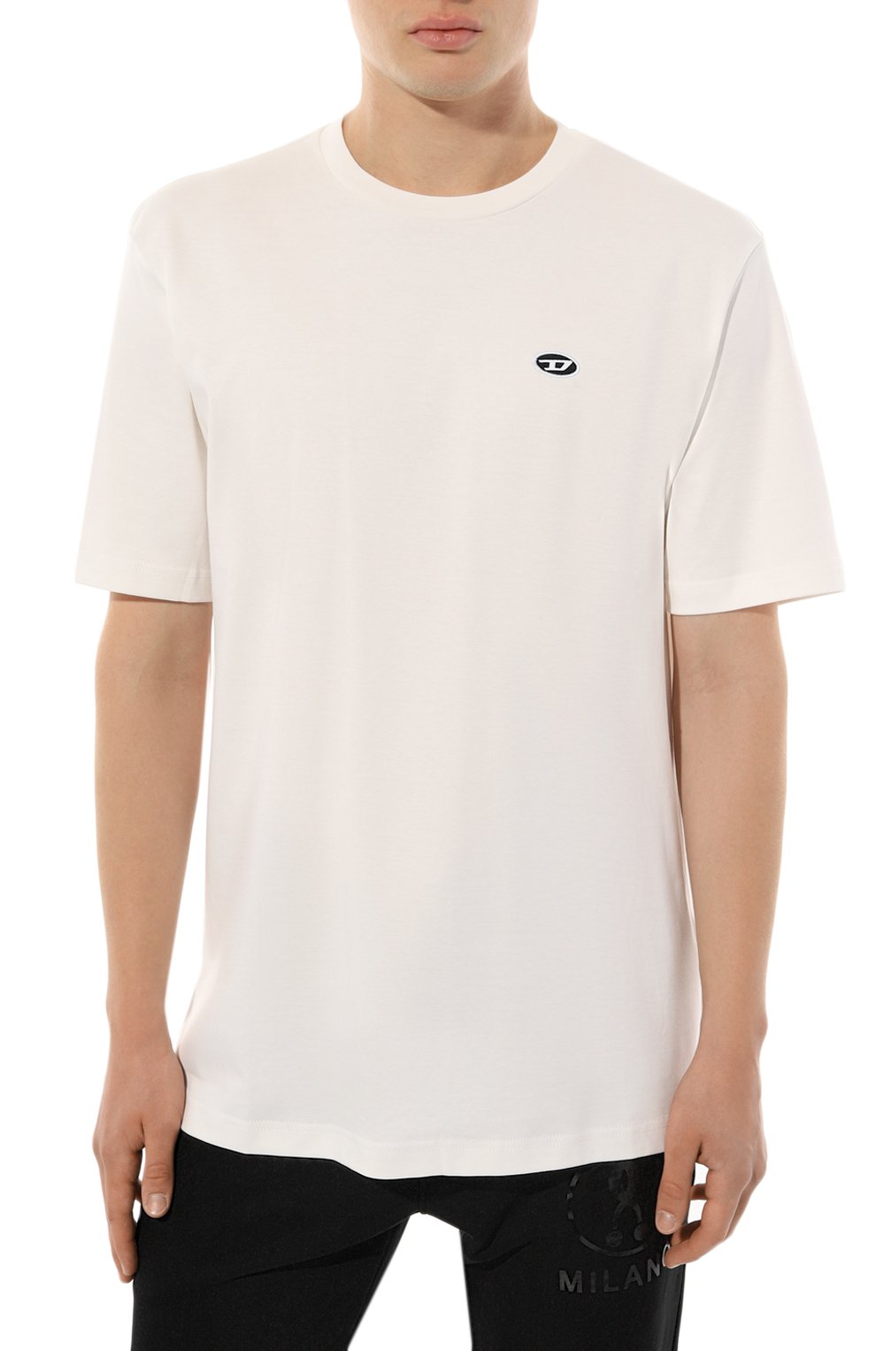 Хлопковая футболка DIESEL, арт. A03819/0AIJU, фото 3