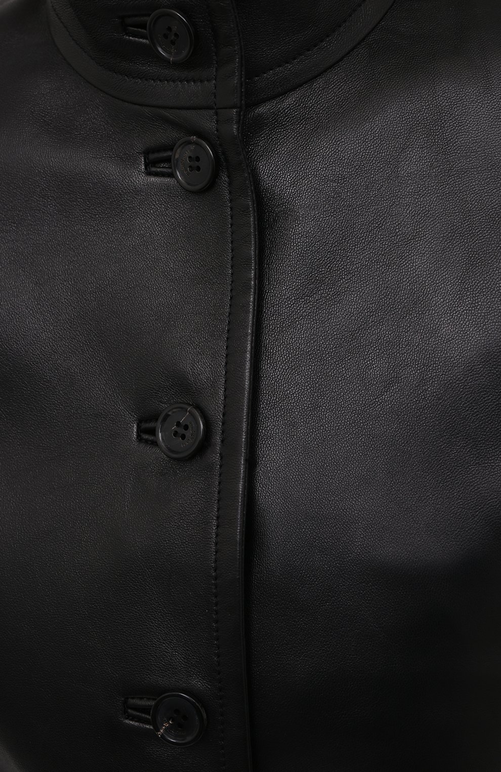 Кожаный жакет SAINT LAURENT, арт. 660573/YC2ZZ, фото 5
