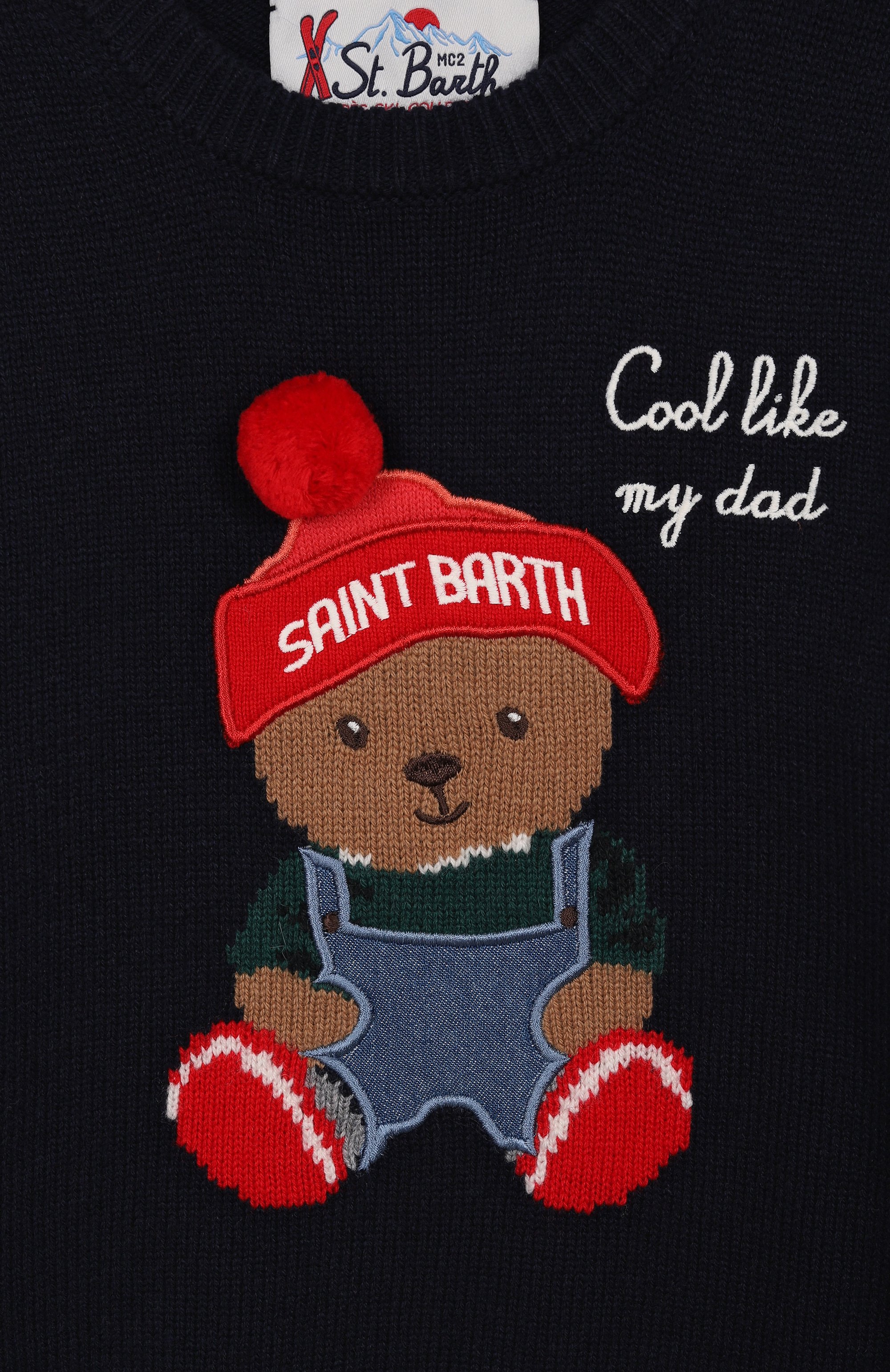 Пуловер из шерсти и вискозы MC2 SAINT BARTH, арт. D0U0001-02440I/D0UGLAS, фото 3