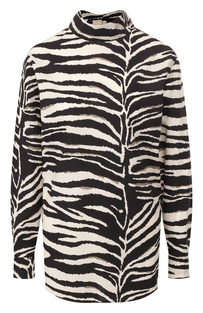Женская хлопковая блузка DRIES VAN NOTEN, арт. 201-30771-9005