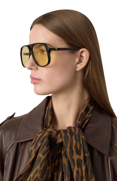 Солнцезащитные очки VINTAGE FRAMES, арт. KING SIZE BLACK/YELL0W, фото 3