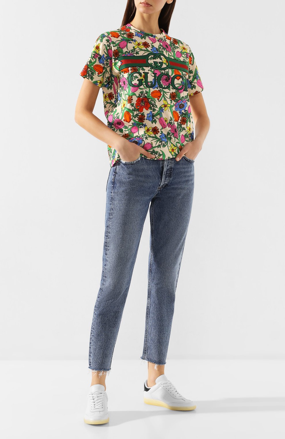 Кожаные кеды bryvee ISABEL MARANT белого цвета по цене 37850 руб., арт. BRYVEE/BK0265-20P034S, фото 2 Кожаные кеды bryvee ISABEL MARANT, арт. BRYVEE/BK0265-20P034S, фото 2