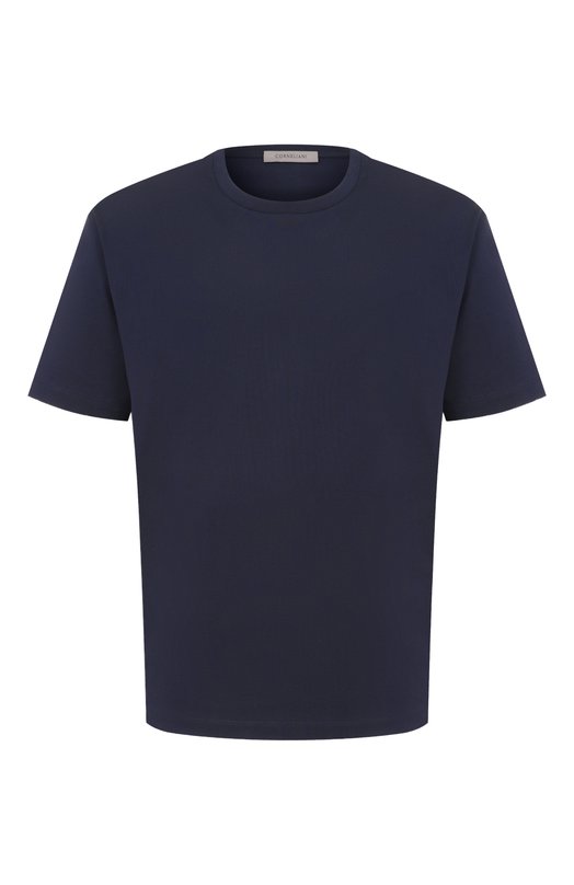 Хлопковая футболка Corneliani 27G575/2725005 Синий 27G575/2725005