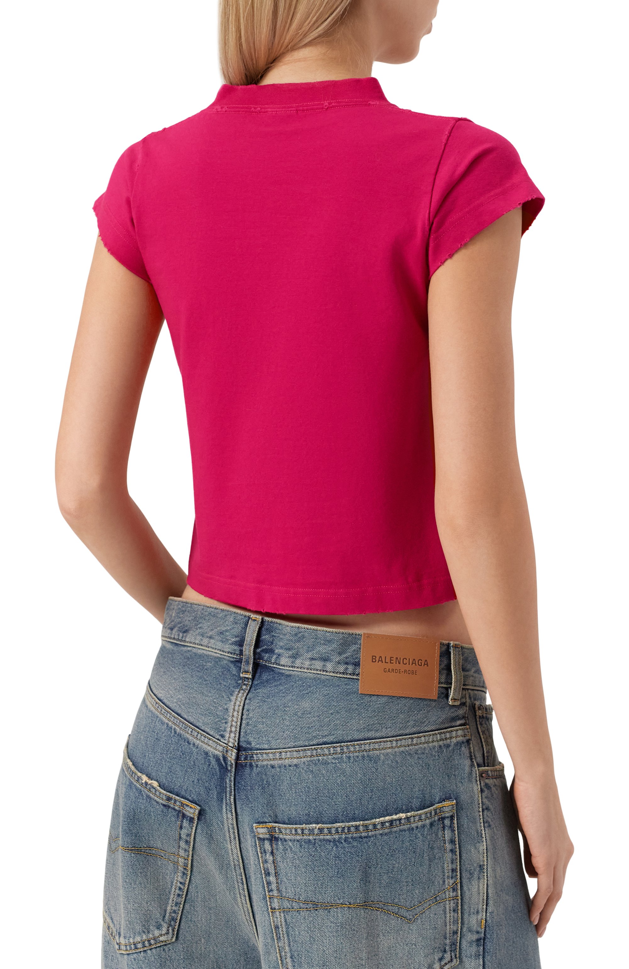 Хлопковая футболка BALENCIAGA, арт. 807341/TRVH3, фото 4