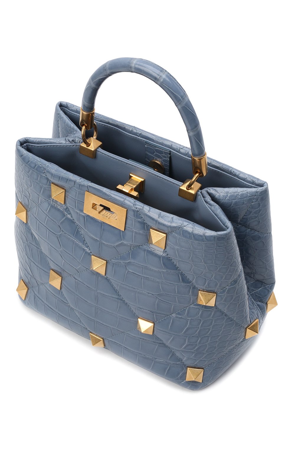 Сумка roman stud из кожи аллигатора VALENTINO, арт. WW2B0I96/SXY/AMIS, фото 5