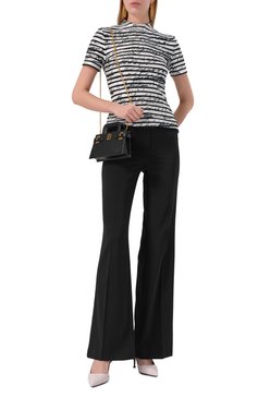 Женская сумка b-buzz small BALMAIN черного цвета, арт. EN1KJ931/LSLX | Фото 7 (Материал сплава: Проставлено; Драгоценные камни: Проставлено; Материал: Натуральная кожа; Размер: small)