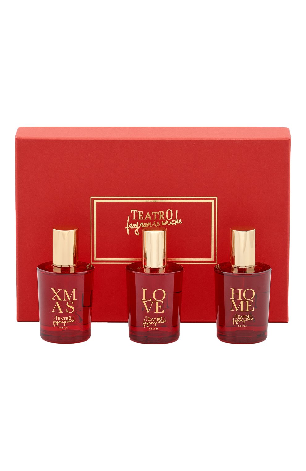 Подарочный набор xmas, love, home (3x50ml) TEATRO бесцветного цвета по цене 10000 руб., арт. COF-XMAS-TFU, фото 1 Подарочный набор xmas, love, home (3x50ml) TEATRO, арт. COF-XMAS-TFU, фото 1