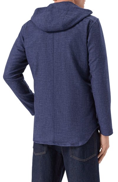 Рубашка из шерсти и шелка KITON, арт. UMCPETEK0119G06, фото 4