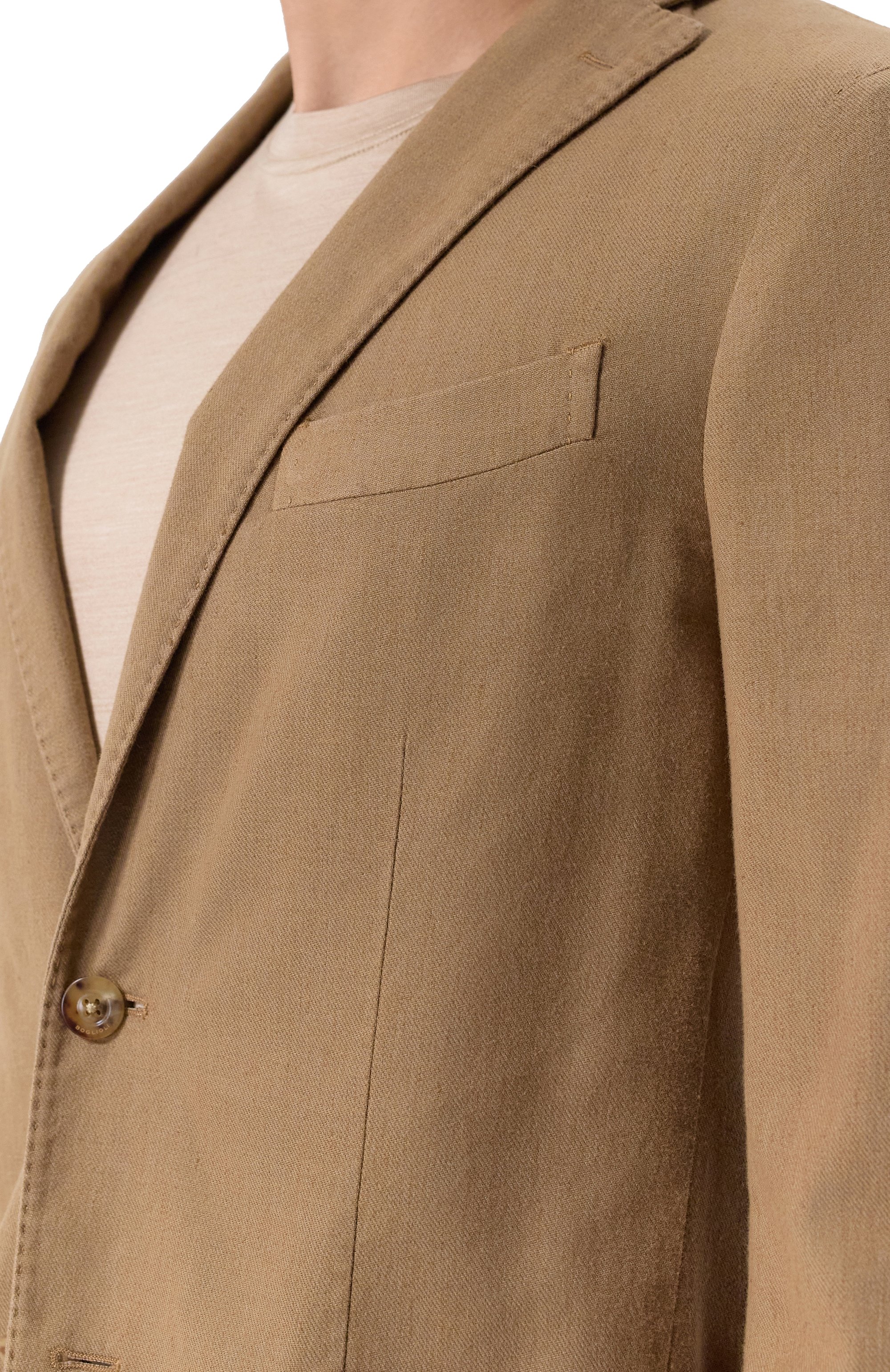 Пиджак из хлопка и льна BOGLIOLI, арт. N1302Q/SB4407, фото 7