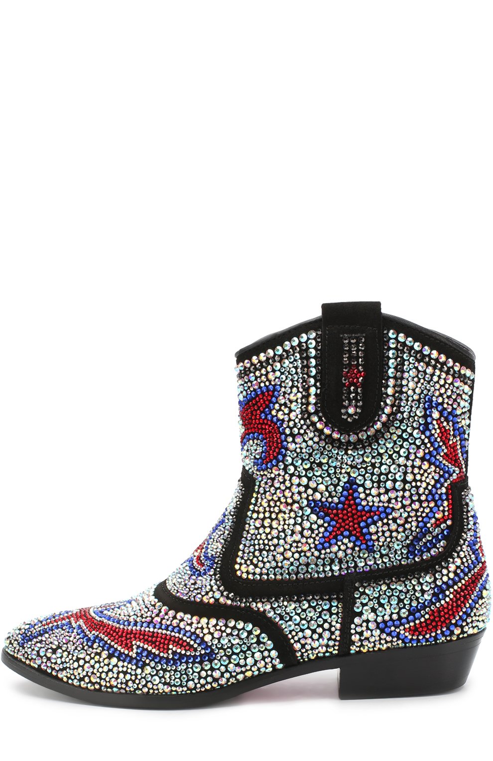 Кожаные ботинки со стразами MISSOURI, арт. 47131/31-34, фото 2