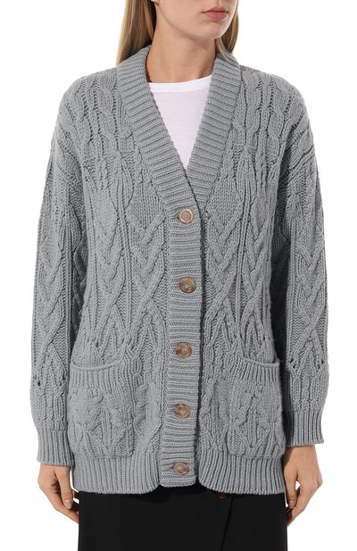 Кашемировый кардиган COLOMBO голубого цвета по цене 562000 руб., арт. MA04321/1-1.8KC, фото 3 Кашемировый кардиган COLOMBO, арт. MA04321/1-1.8KC, фото 3